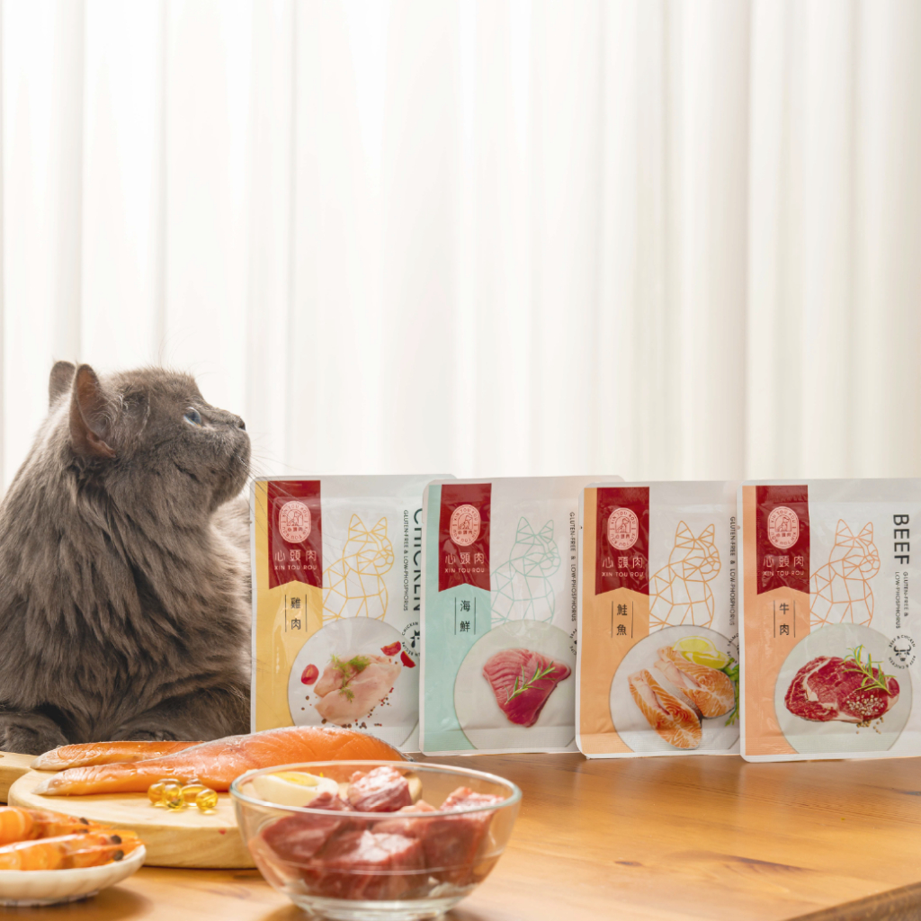 【心頭肉】貓咪主食包 - 40g ｜貓肉泥 ｜貓餐包｜主食包｜貓｜貓罐｜貓主食｜幼貓主食