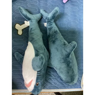 鯊魚娃娃2隻 約25cm 現貨