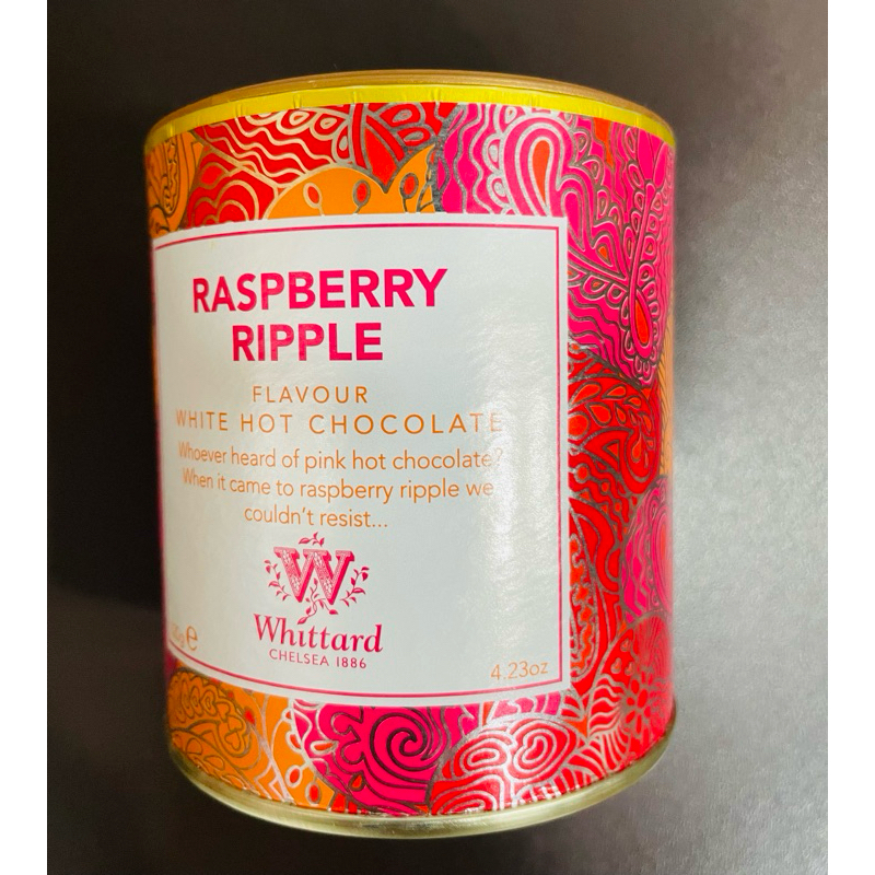 Whittard 英國茶品牌 覆盆莓風味白巧克力粉