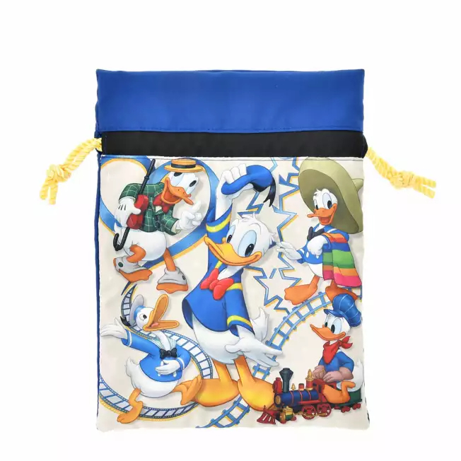 【預購】日本迪士尼  唐老鴨90歲生日系列  束口包  抽繩袋  旅行收納袋 卡通造型