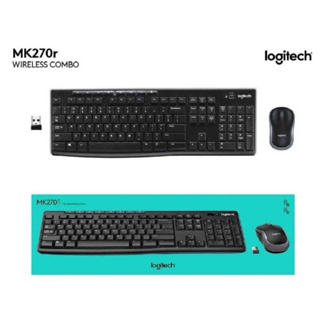 logitech /羅技鍵盤 mk270r無線鍵盤滑鼠