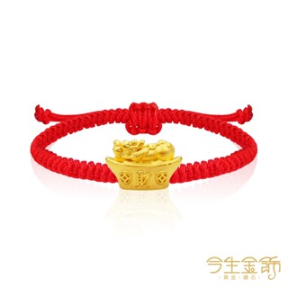 【今生金飾】發財貔貅串珠(網路獨賣) 黃金串珠