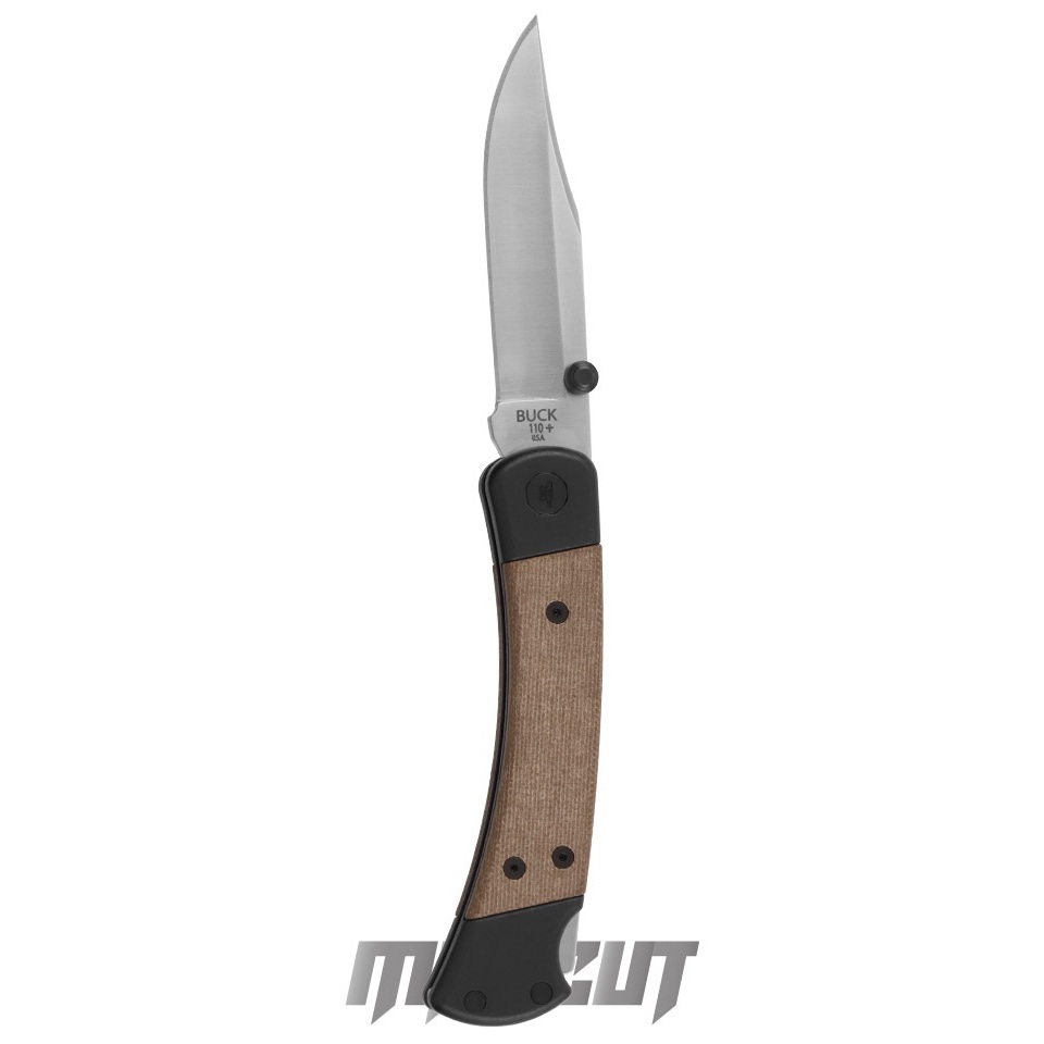 宏均-BUCK HUNTER 110 SPORT Pro 軍綠Micarta Bos S30V鋼-折刀