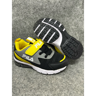 麻糬鞋屋👟FILA 男童足弓支撐氣墊運動跑鞋（福利品）2-J827X-061特價690元