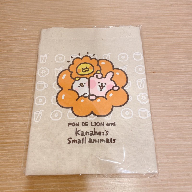 全新 卡娜赫拉的小動物 日本 mister donut 甜甜圈 限定 提袋 購物袋 環保袋 卡娜赫拉 兔兔 P助 波提獅