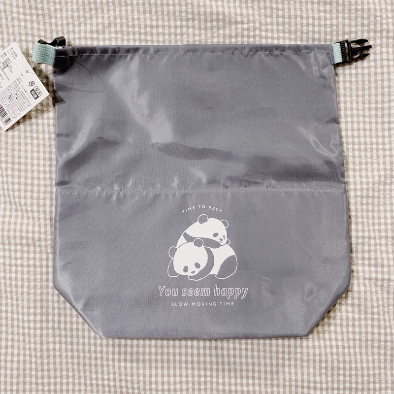 熊貓 🐼 帶扣保冷袋 NATURAL KITCHEN 鋁箔 便當袋 收納袋 保溫袋 袋子 手提袋 內袋