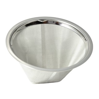 1-4Cup Coffee Filter雙層不鏽鋼濾網 扇形 304不鏽鋼 RCF-2 咖啡濾網 臺灣製