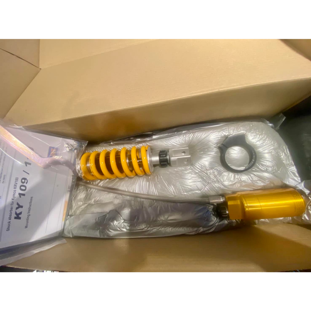 [鑫錡國際]OHLINS 避震器 光陽 原廠精品 KRV 單瓶 單掛瓶 氣瓶可調 後避震器