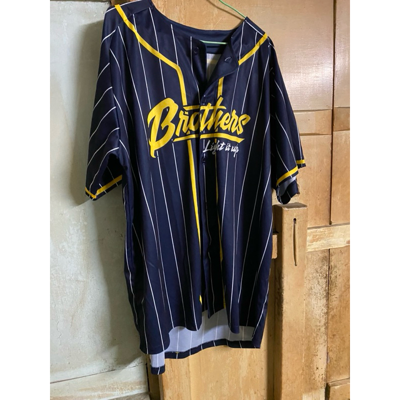 CPBL 中華職棒 Brothers 中信兄弟Brothers總冠軍大尺寸紀念棒球球衣
