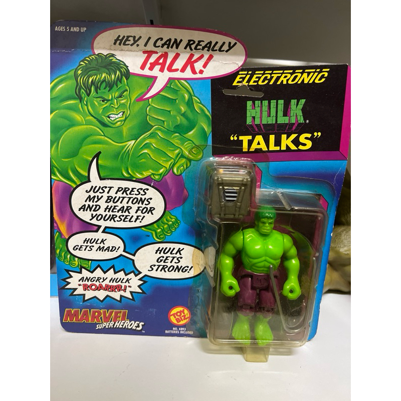 Toybiz綠巨人浩克 發聲浩克 絕版老物