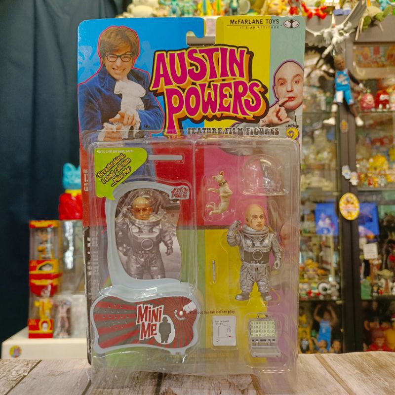 ⭐喔啦玩具店⭐王牌大賤諜 Mini Me 邪惡博士 1999 老玩具 吊卡 麥法蘭 AUSTIN POWERS 玩具公仔