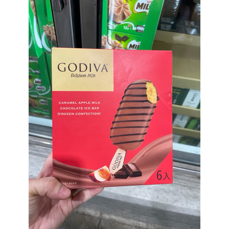 第二賣場Godiva焦糖蘋果牛奶巧克力雪糕72公克*六隻低溫配送#144870
