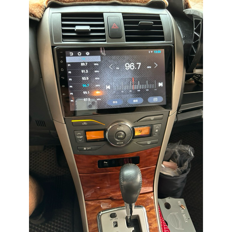 現貨豐田08-10款ALtis 10代汽車音響改裝面板配件9吋安卓機專用面板專用框7-11取貨付款4-5天