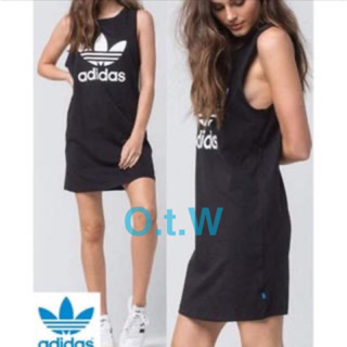 【O.t.W】二手！Adidas ORIGINALS 無袖背心連身裙 UK6(US XS) 黑 $1990↘$499