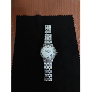日本製 東方錶 Orient 施華洛世奇 晶鑽 珍珠母貝 藍寶石鏡面 day date 開天窗 腕錶 手錶