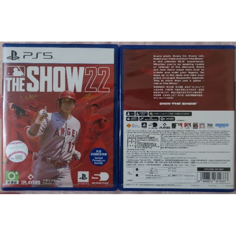 PS5 MLB The Show 22 美國職棒大聯盟 22 英文版 全新未拆