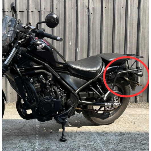 Rebel 1100T DCT硬式側箱 適用於 本田 叛逆者500改裝硬式側箱 Rebel250  Rebel 1100