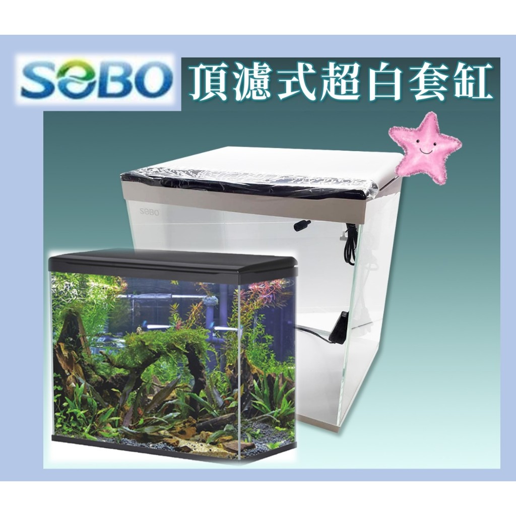 松寶 SOBO 頂濾式 超白套缸 超白缸 套缸組 魚缸 玻璃缸 水族箱 星星水族