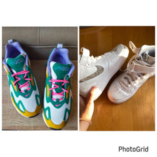 39/40碼 Nike air max 200 慢跑鞋 運動鞋 撞色 AIR FORCE 1 MID 蛇紋 白鞋 平板鞋