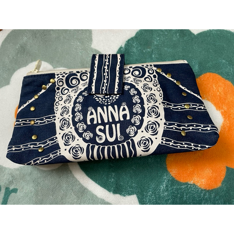 Anna Sui 安娜蘇 全新手拿化妝包 刷具包