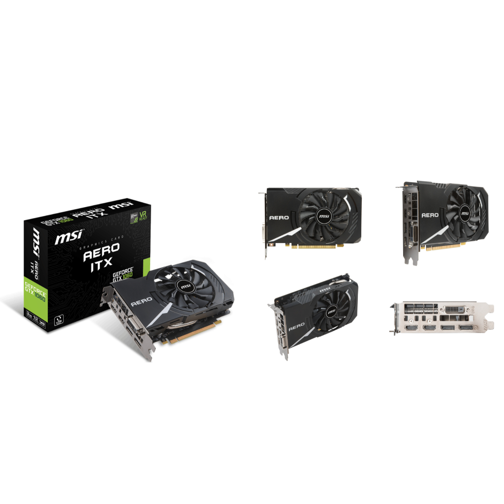 MSI GeForce GTX 1060 AERO 3G、二手良品顯示卡、約八成新、非礦卡