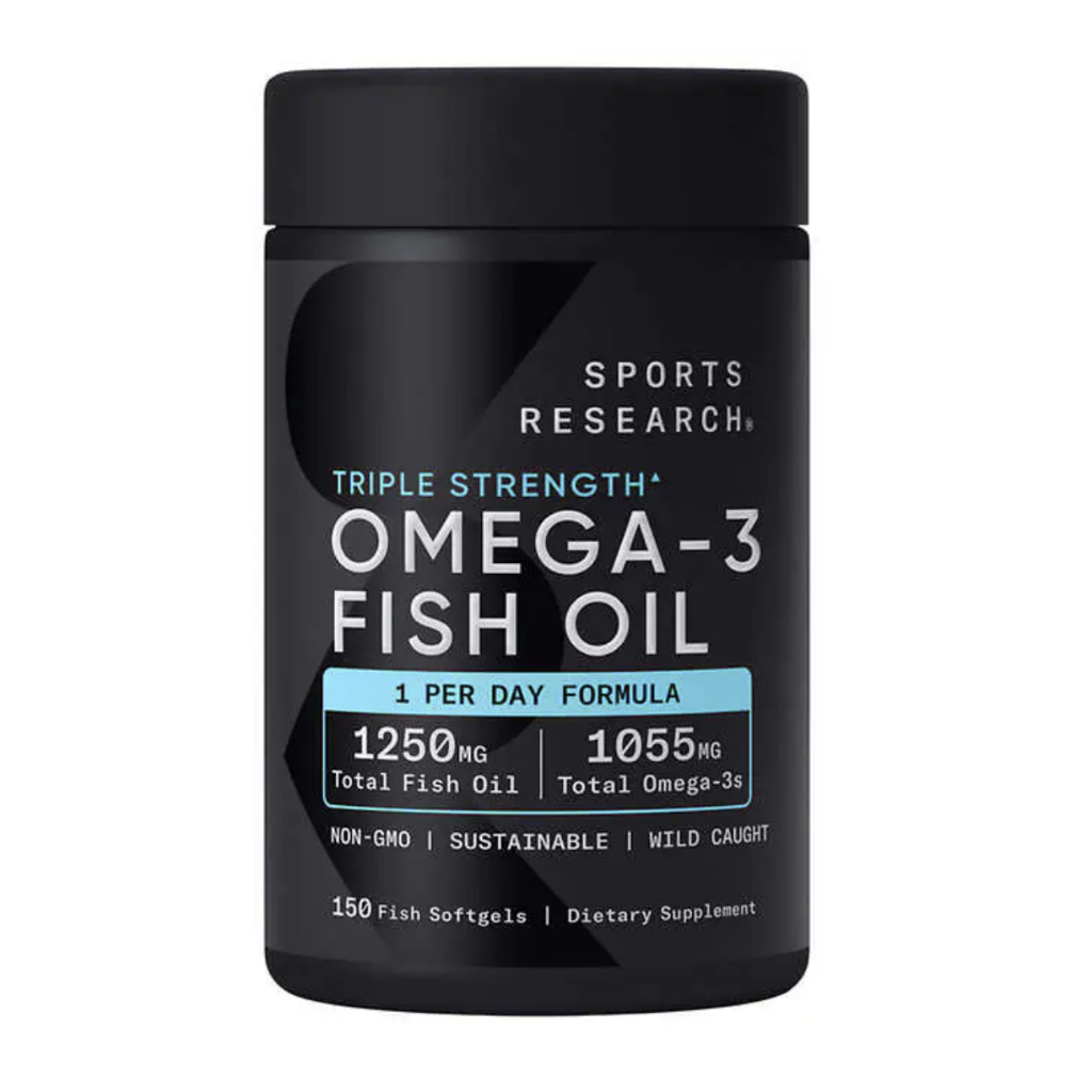 [美國直寄] Sport Research Omega-3 魚油，三倍功效，熱銷產品，美國好市多購買保證正品