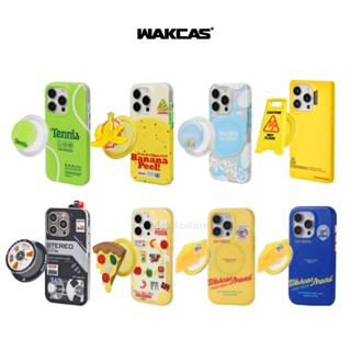 Wakcas▸iPhone 16 15 14 13 造型磁吸手機殼 MagSafe 磁吸支架 指環支架 支架手機殼 立架