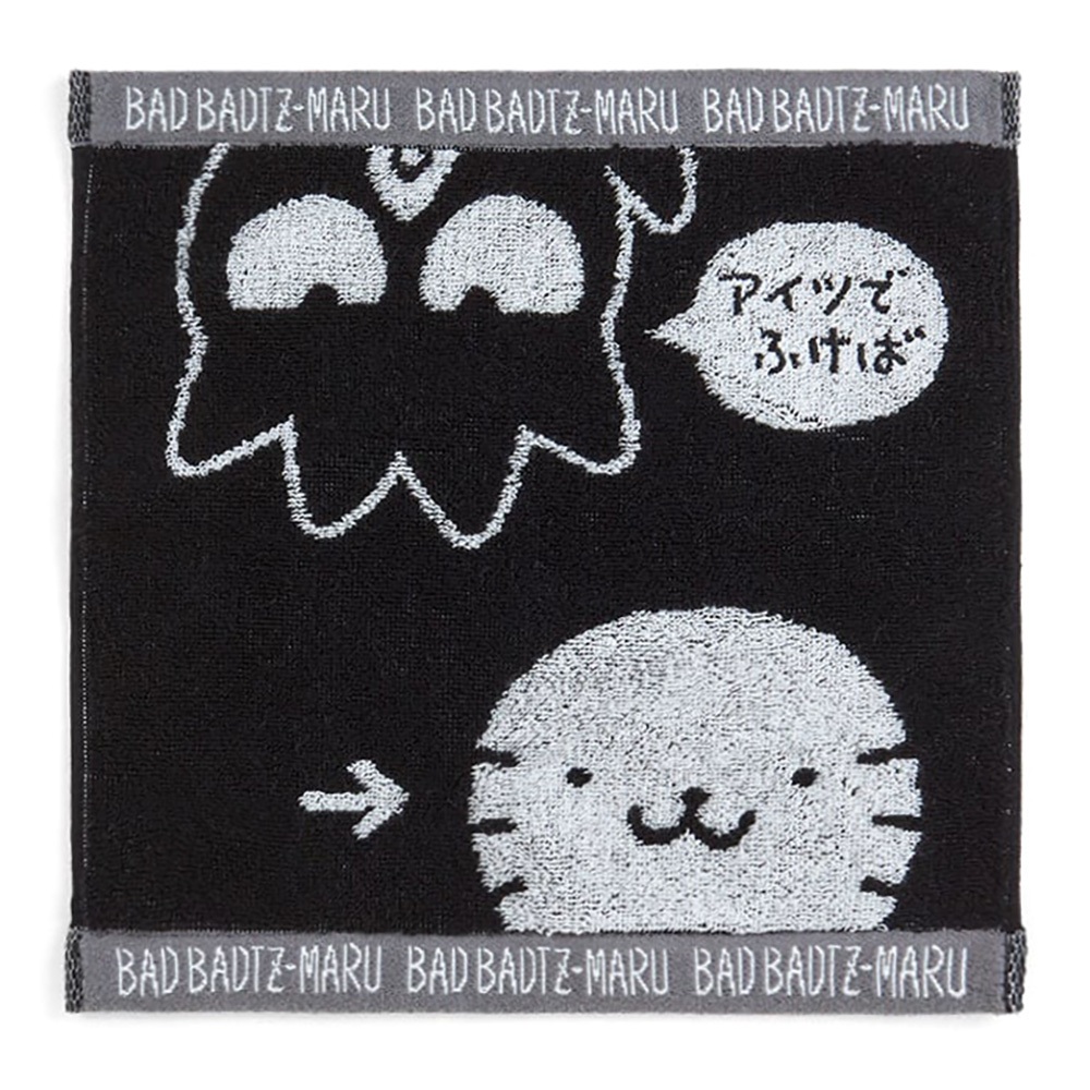 Sanrio 三麗鷗 夥伴系列 刺繡棉質方巾 純棉手帕 酷企鵝&amp;花丸 101583