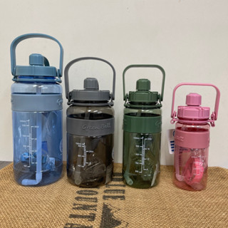 GREEN BELL綠貝-馬卡龍止滑彈跳運動水壺600/1000/1500/2000 ml