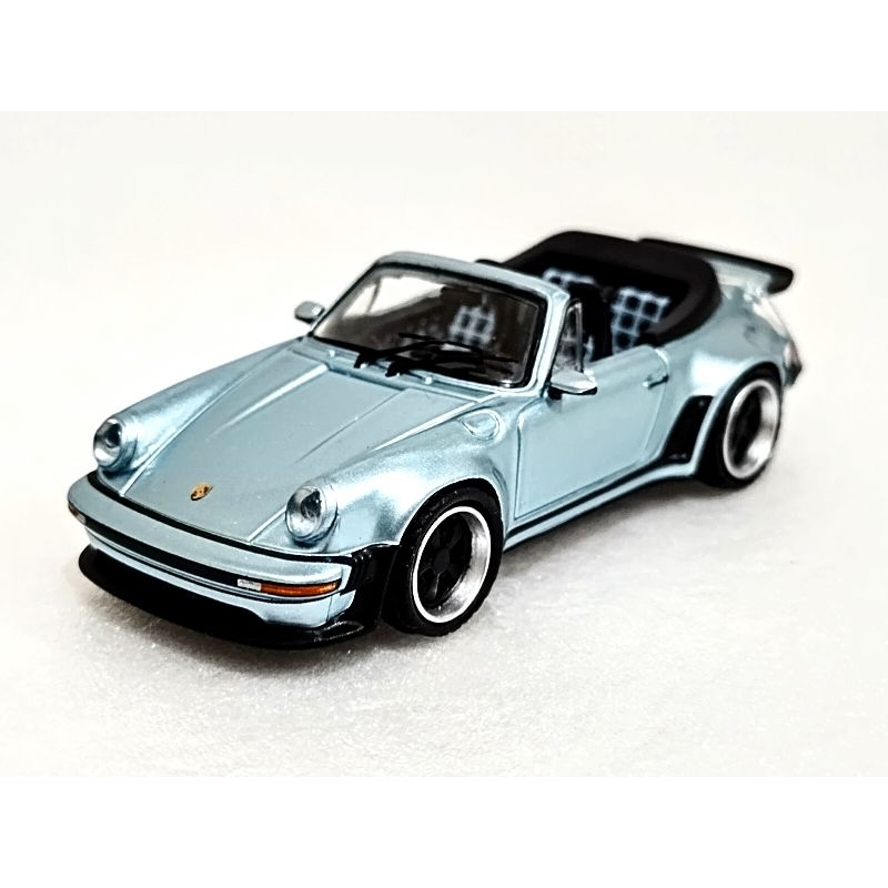 （現貨) RM 1:64 Porsche Singer 930 Turbo 冰藍色