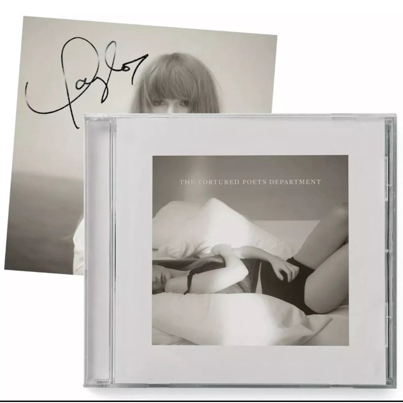 (已額滿/親簽）Taylor Swift 泰勒絲 - TTPD tortured poets 親筆簽名CD