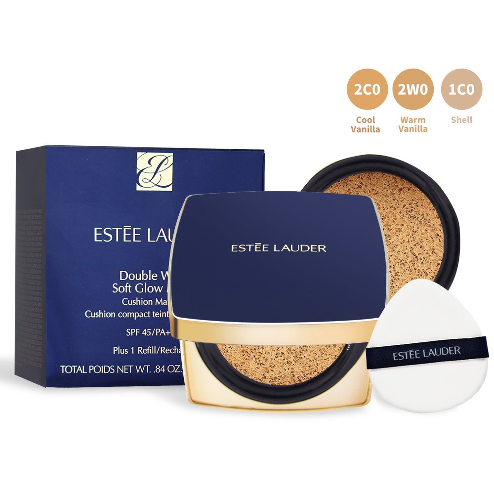 ESTEE LAUDER 雅詩蘭黛 粉持久完美鎖妝氣墊粉餅SPF45/PA+++(24g)-百貨公司貨