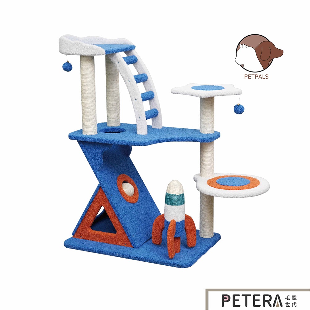 【Petpals】太空喵星基地跳台 貓跳台 寵物用品 爬架 貓玩具