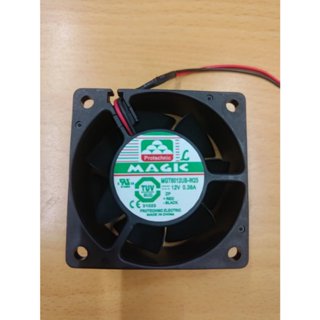 高轉速聲音小 magic 6X6公分 風扇 12V 0.38A 厚2.5公分 MGT6012UB