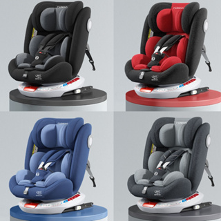□現貨□360度旋轉可調頭枕高低正反向坐躺式安全座椅新生-12歲汽車汽座用嬰車載通用兒童便攜式兒童寶寶