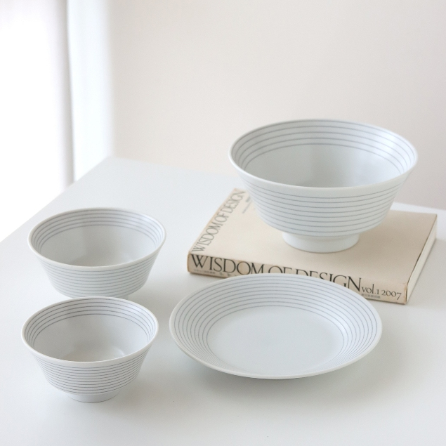 [現貨出清]【JUST HOME】日本製線沐陶瓷點心碗 麵碗《WUZ屋子-台北》餐碗 湯碗 飯碗 碗 麥片碗 優格碗
