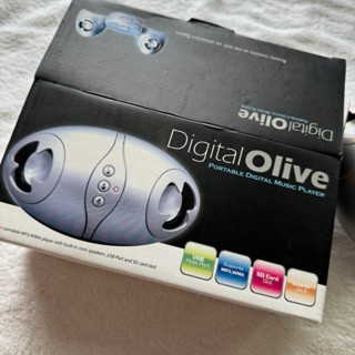📢便宜出清! Digital Olive 雙聲道攜帶式多媒體MP3喇叭 (可插SD卡及USB隨身碟) 銀色 全新