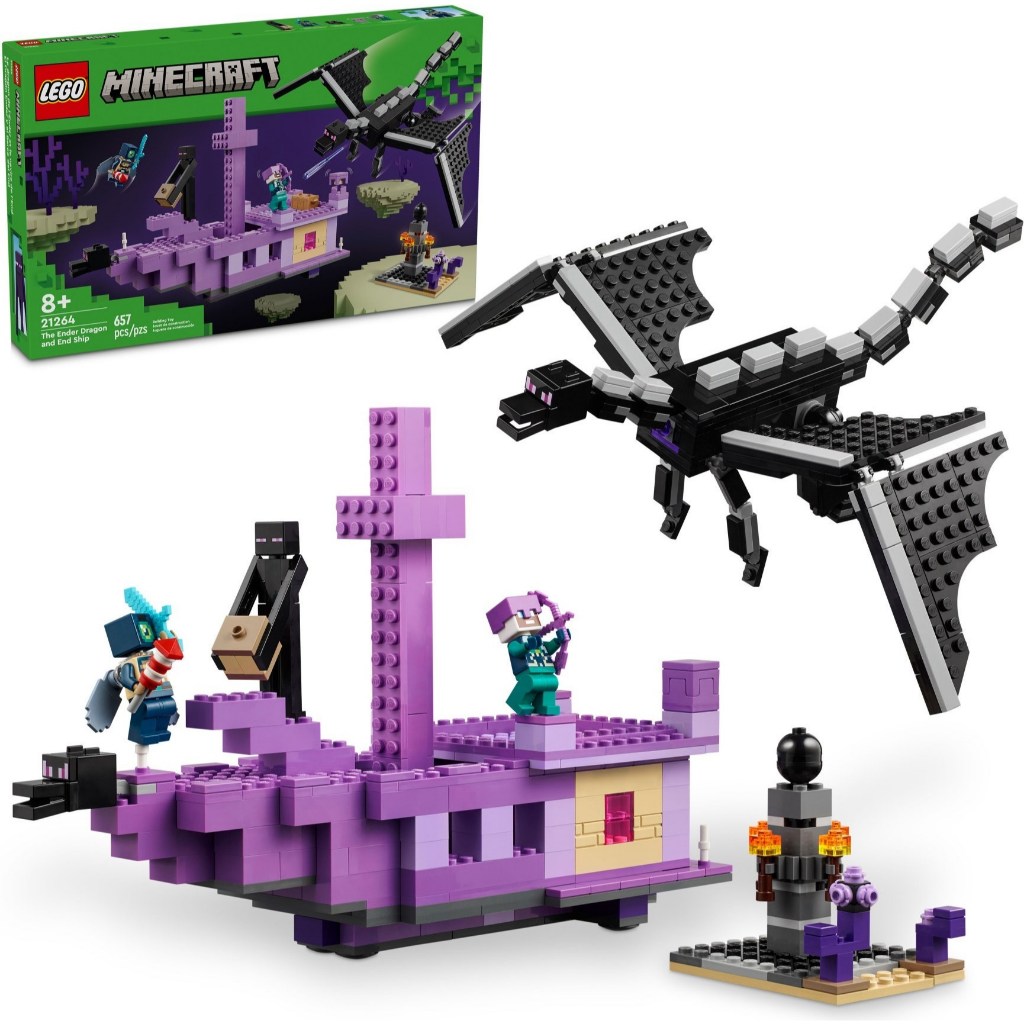 LEGO 樂高 21264 The Ender Dragon and End Ship