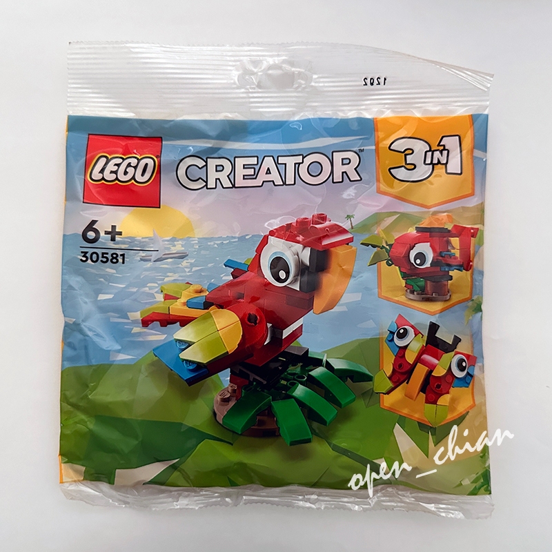 LEGO 樂高 CREATOR系列 30581 熱帶鸚鵡 polybag