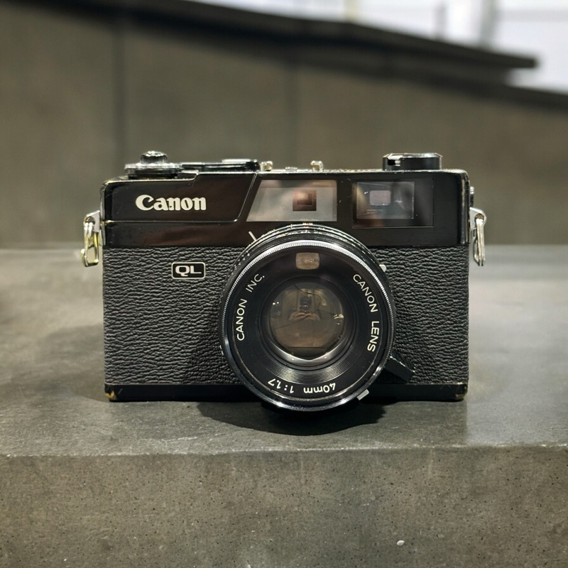 135底片 Canon QL17 Canonet 底片相機 菲林 整體六成五新 大光圈f1.7 40mm 評定C級。