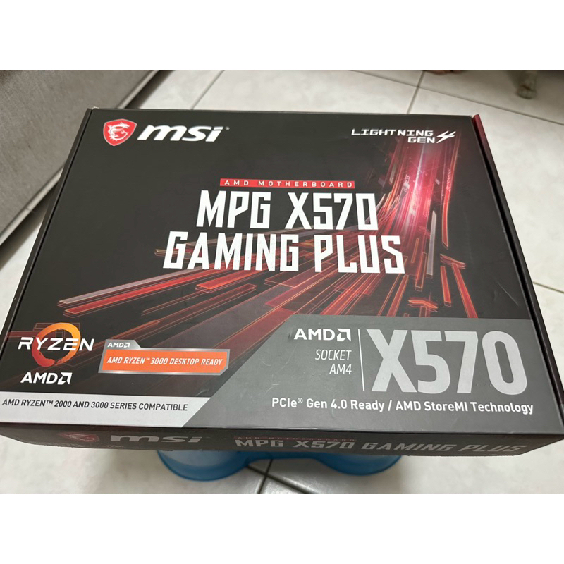 MSI MPG X570 GAMING PLUS 主機板 AMD B550 R9 R7