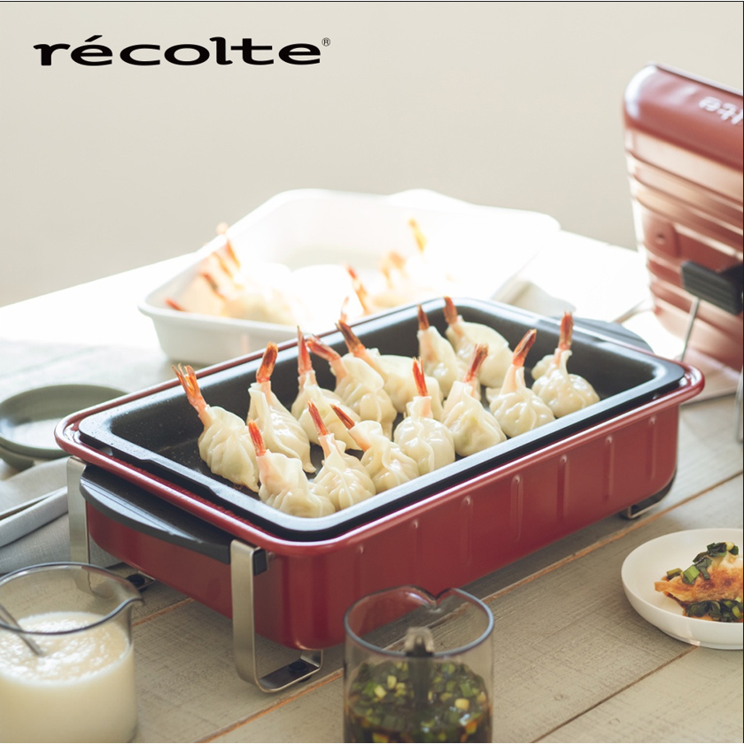 [只使用一次] recolte 日本麗克特 Home BBQ 電燒烤盤 RBQ-1 電烤盤