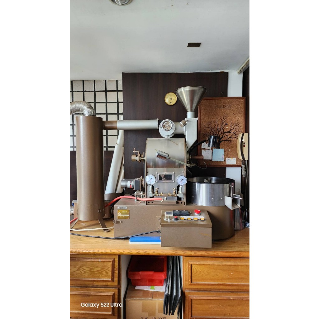 【二手烘豆機】楊家 貝拉 桌上型咖啡烘豆機 靜電機 落地型封口機(三個商品一起販售)