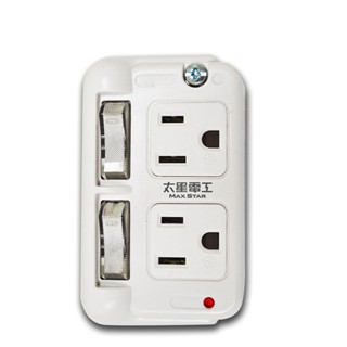 【太星電工】3P二開二插分接式插座(1入)