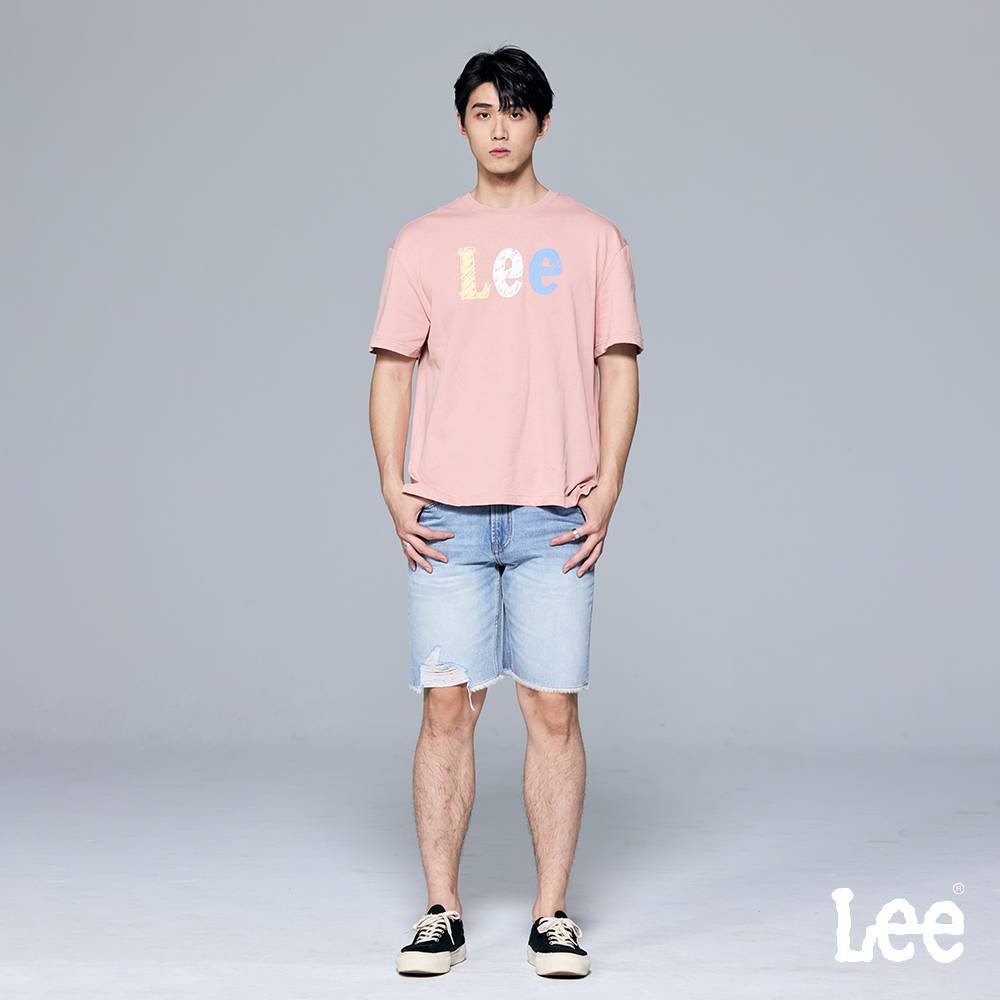 Lee 902 牛仔短褲 男 中藍洗水 LB422003603