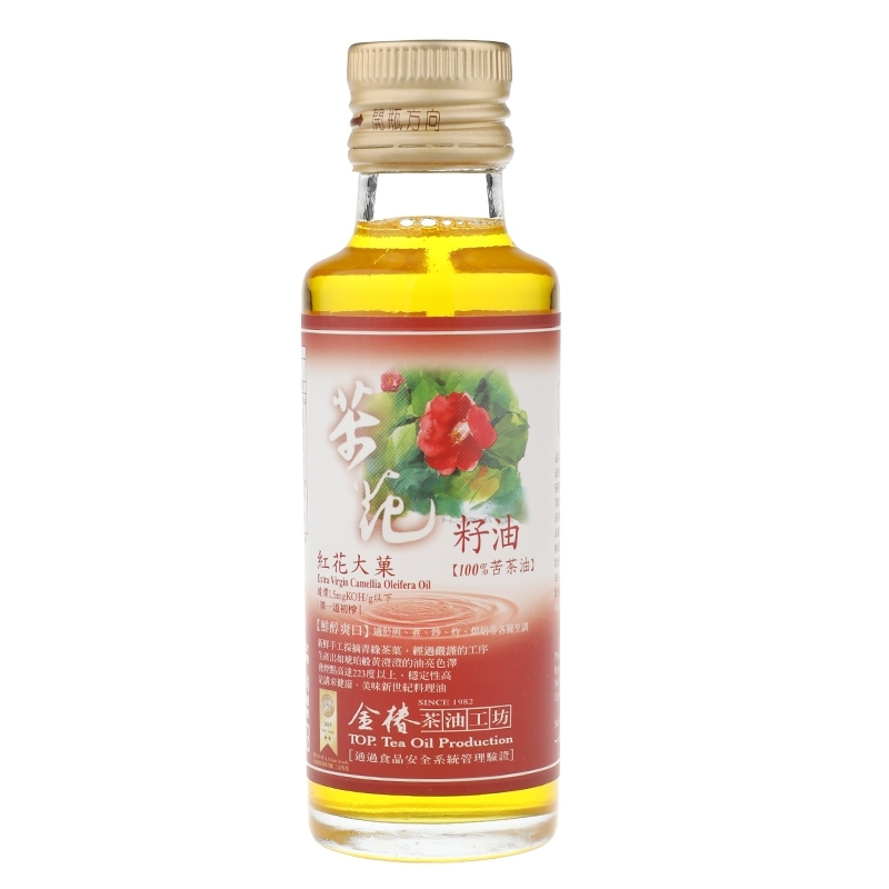 金椿茶油工坊 紅花大菓-茶花籽油150ml/瓶(超商限2瓶)