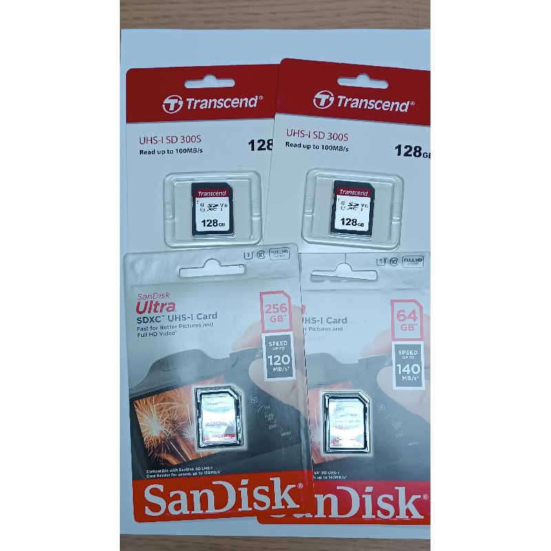 出清 SanDisk transcend 大卡 記憶卡 64GB 128GB 256GB