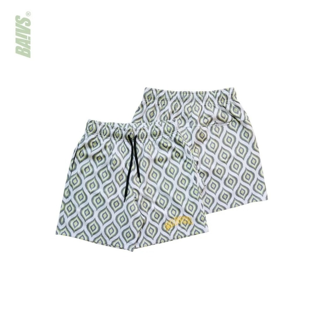 BAIVS - 斜紋圖騰系列短褲