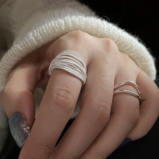 時尚設計感戒指💍 多層次個性戒指
