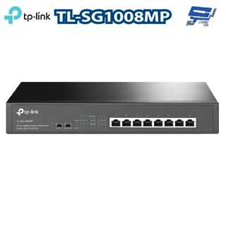 TP-LINK 昌運監視器 TL-SG1008MP 8 埠 Gigabit 桌上型/機架式交換器(含 8 埠 PoE+)
